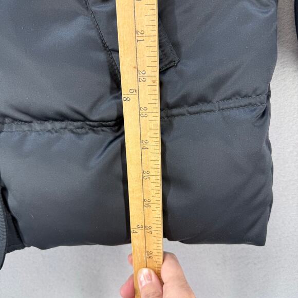 Coach Winter Coat Women's Black S 90% Down Fur Lined Hood Quiet Luxury EUC - Picture 11 of 11